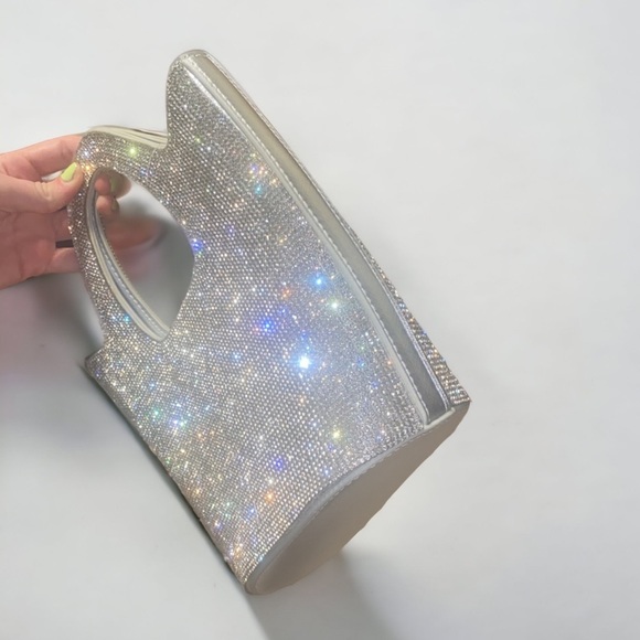 Mini Clutch Structured Rhinestone Bag - Picture 3 of 4